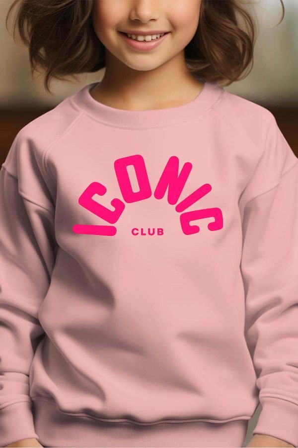 Sweat Col Rond Fille en Gros | Iconic Club
