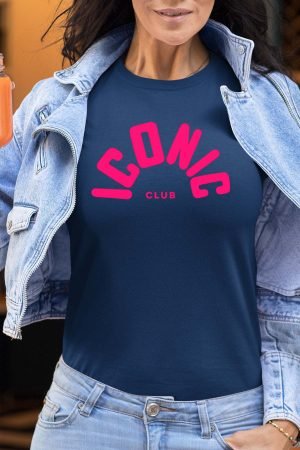 Iconic Club – Tshirt Femme – Marine