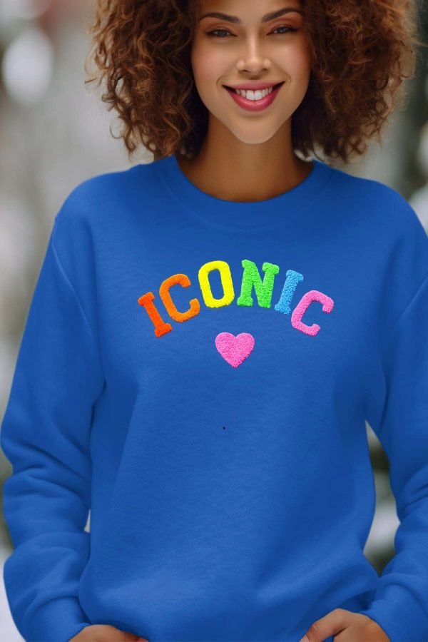 Sweat Col Rond Femme en Gros | Iconic color