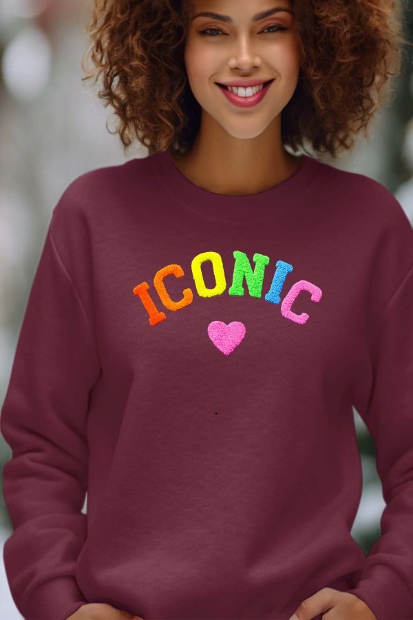Sweat Col Rond Femme en Gros | Iconic color