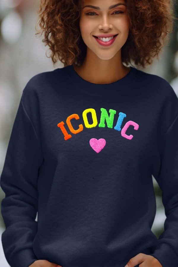 Sweat Col Rond Femme en Gros | Iconic color