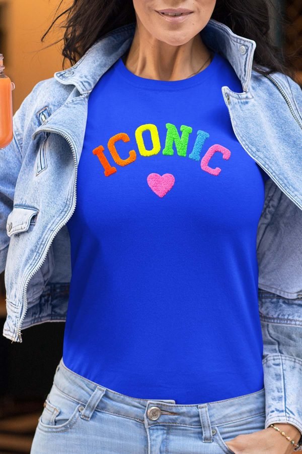 Iconic color - Tshirt Femme