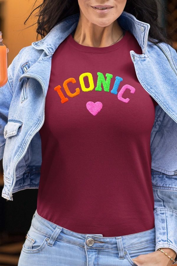 Iconic color - Tshirt Femme