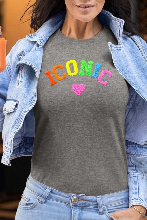 Iconic color - Tshirt Femme