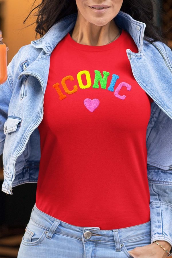 Iconic color - Tshirt Femme