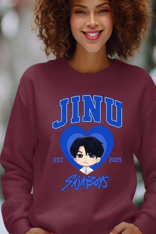 Sweat Col Rond Femme en Gros | Jinu coeur Saja