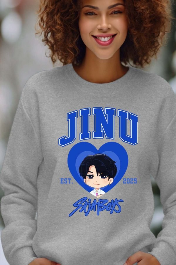 Sweat Col Rond Femme en Gros | Jinu coeur Saja