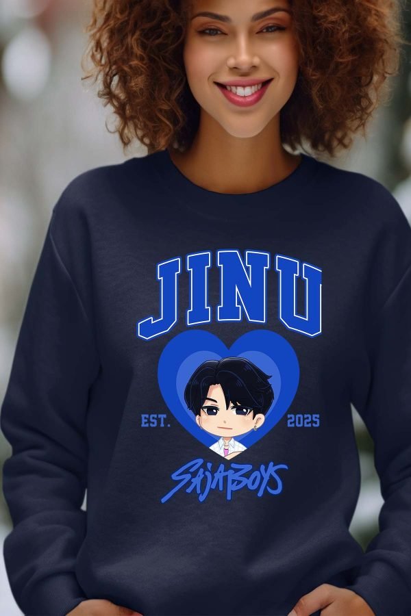 Sweat Col Rond Femme en Gros | Jinu coeur Saja