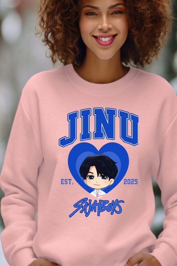 Sweat Col Rond Femme en Gros | Jinu coeur Saja