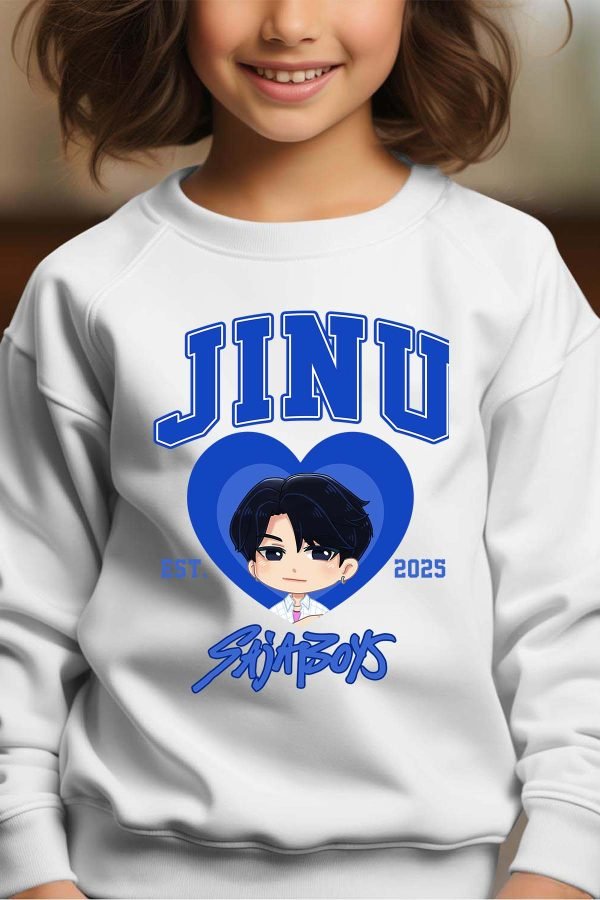 Sweat Col Rond Fille en Gros | Jinu coeur Saja