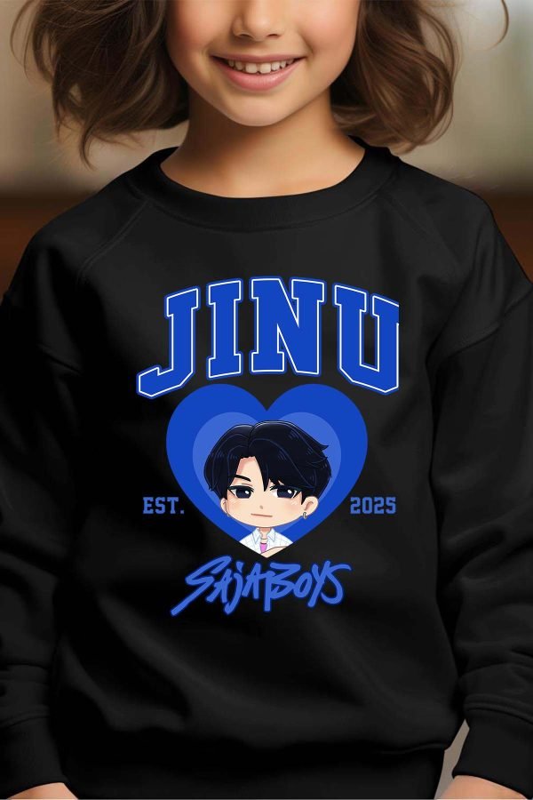 Sweat Col Rond Fille en Gros | Jinu coeur Saja