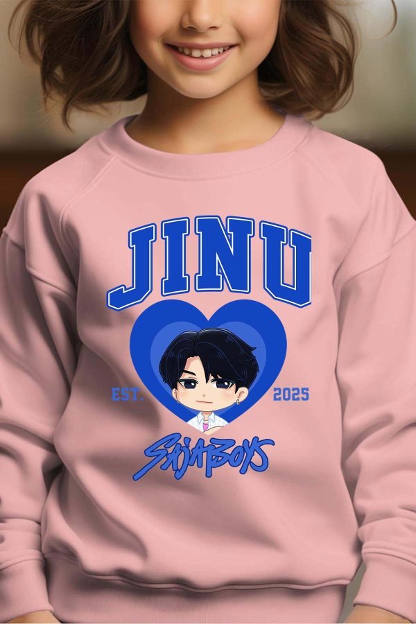 Sweat Col Rond Fille en Gros | Jinu coeur Saja