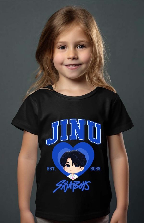 T-shirt Fille en Gros | Jinu coeur Saja