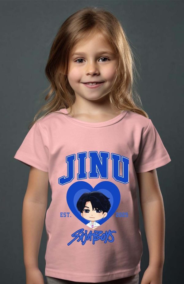 T-shirt Fille en Gros | Jinu coeur Saja