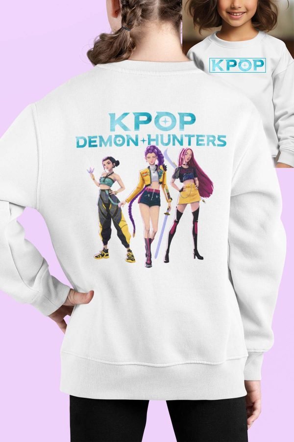 Sweat Col Rond Fille en Gros | Kpop Chasseuses