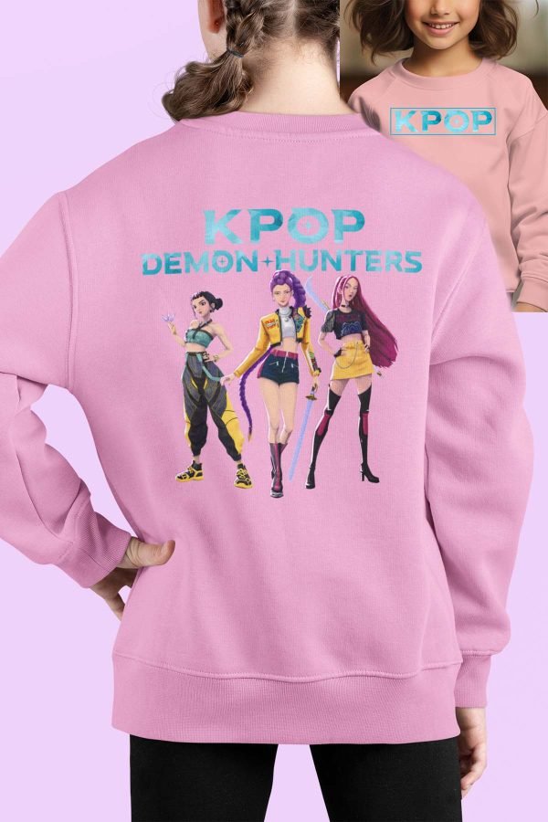 Sweat Col Rond Fille en Gros | Kpop Chasseuses