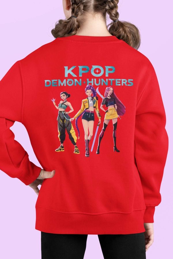 Sweat Col Rond Fille en Gros | Kpop Chasseuses