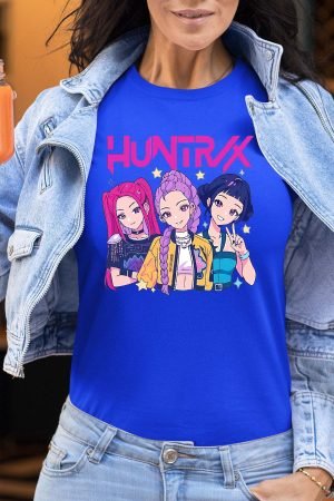 Kpop Demon – Tshirt Femme – Bleu Roi