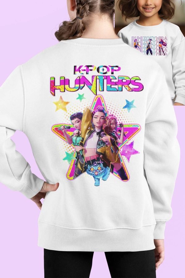 Sweat Col Rond Fille en Gros | Kpop Hunters AR