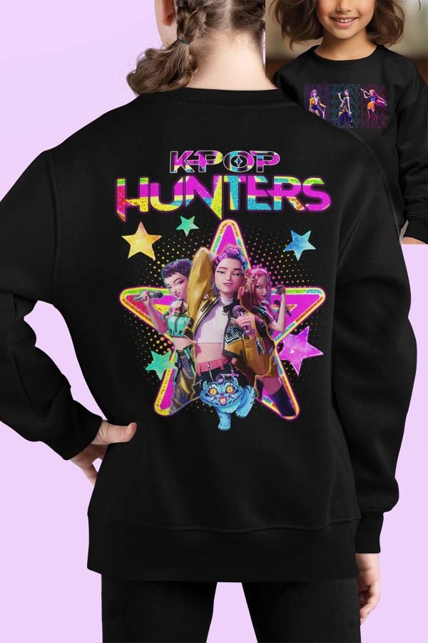 Sweat Col Rond Fille en Gros | Kpop Hunters AR