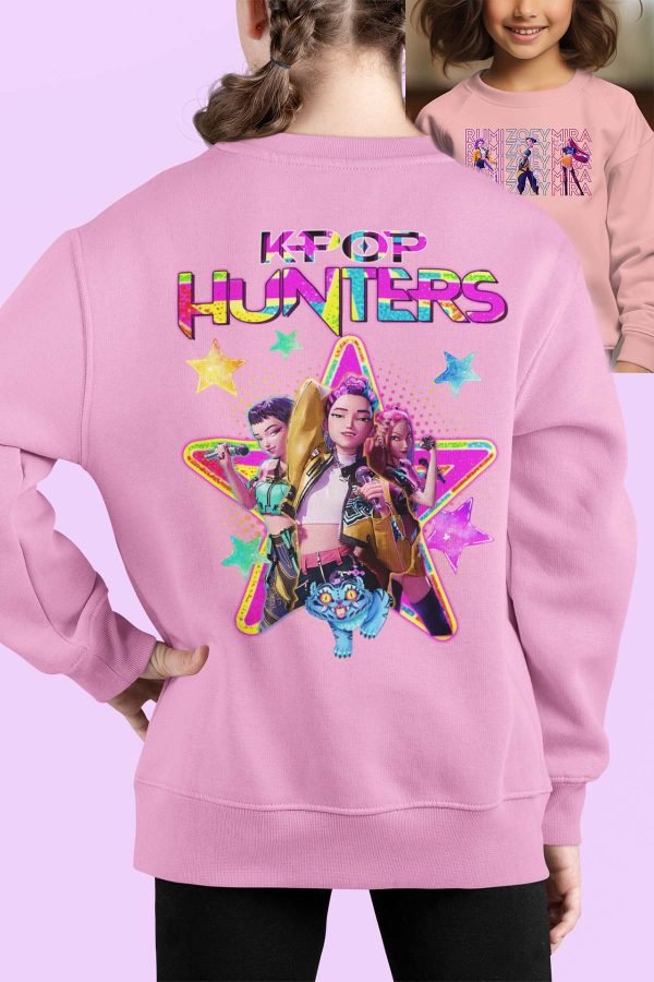 Sweat Col Rond Fille en Gros | Kpop Hunters AR