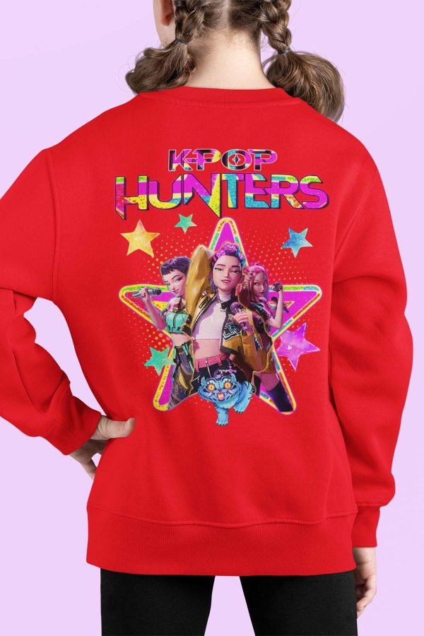 Sweat Col Rond Fille en Gros | Kpop Hunters AR