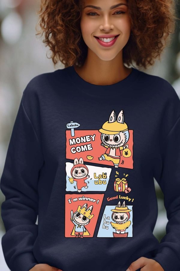Sweat Col Rond Femme en Gros | Lab Money