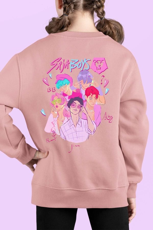 Sweat Col Rond Fille en Gros | Love Saja