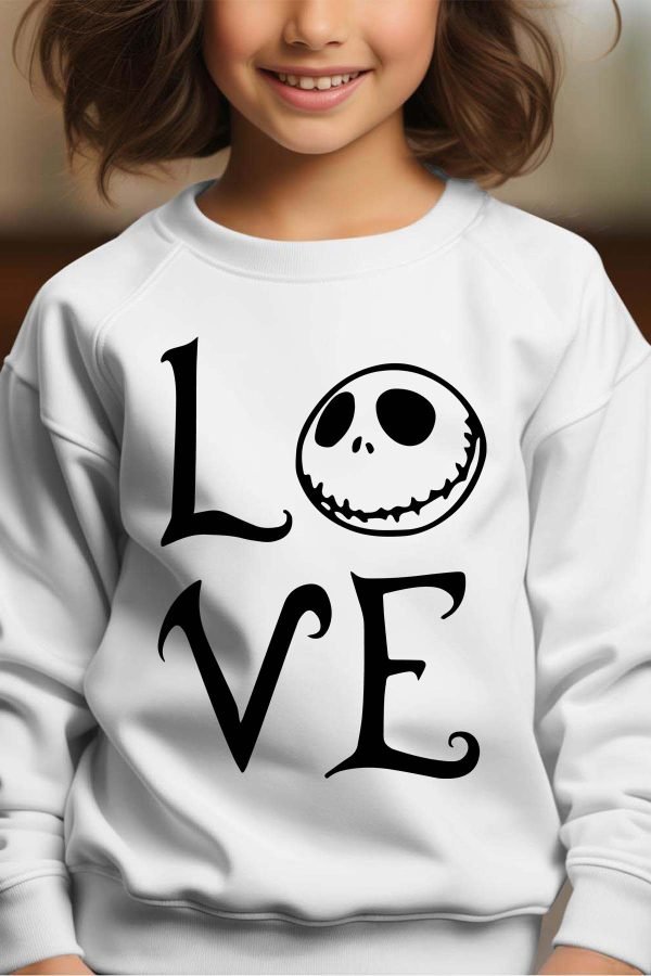 Sweat Col Rond Fille en Gros | Love nightmare