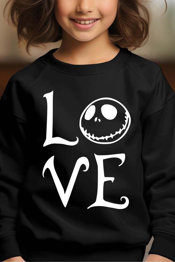 Sweat Col Rond Fille en Gros | Love nightmare
