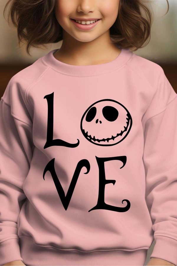Sweat Col Rond Fille en Gros | Love nightmare