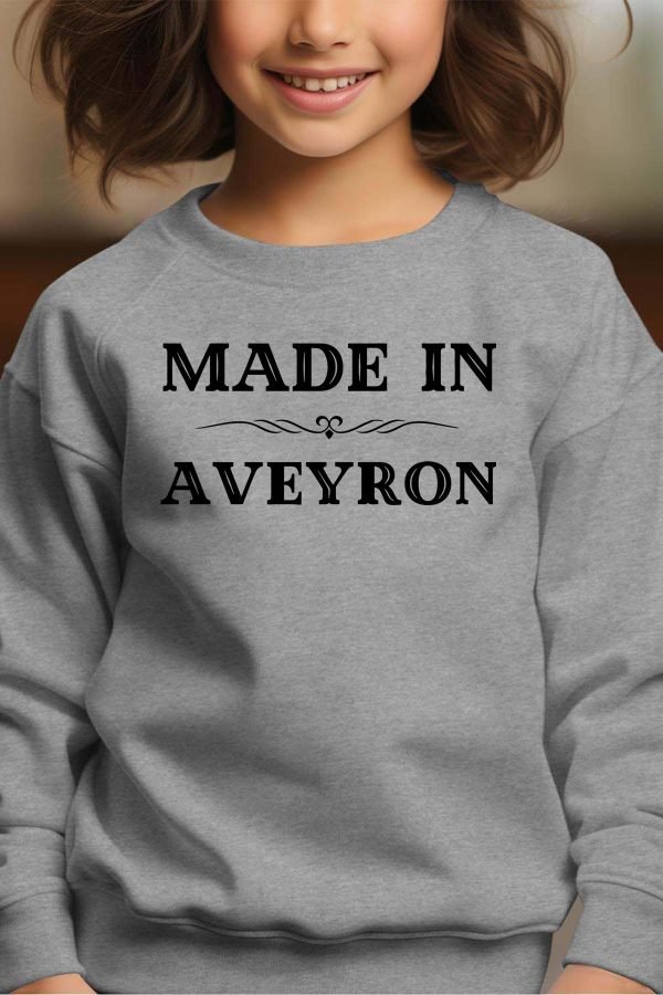 Sweat Col Rond Fille en Gros | Made in Aveyron