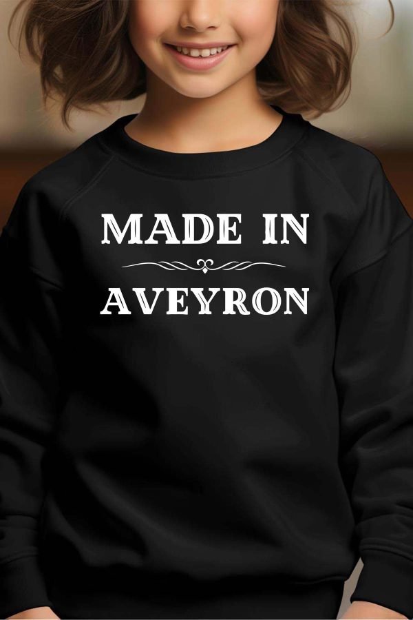 Sweat Col Rond Fille en Gros | Made in Aveyron