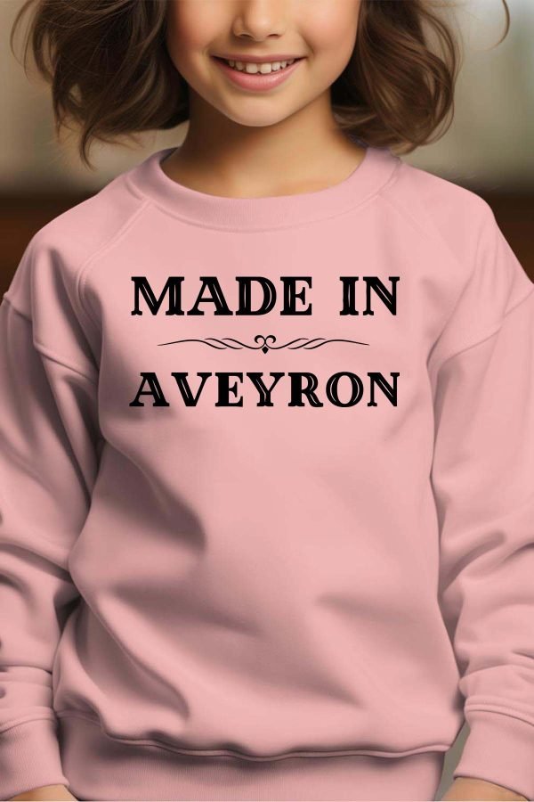 Sweat Col Rond Fille en Gros | Made in Aveyron