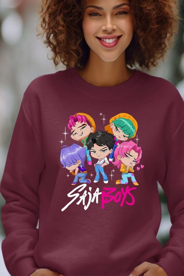 Sweat Col Rond Femme en Gros | Mini Saja Boys