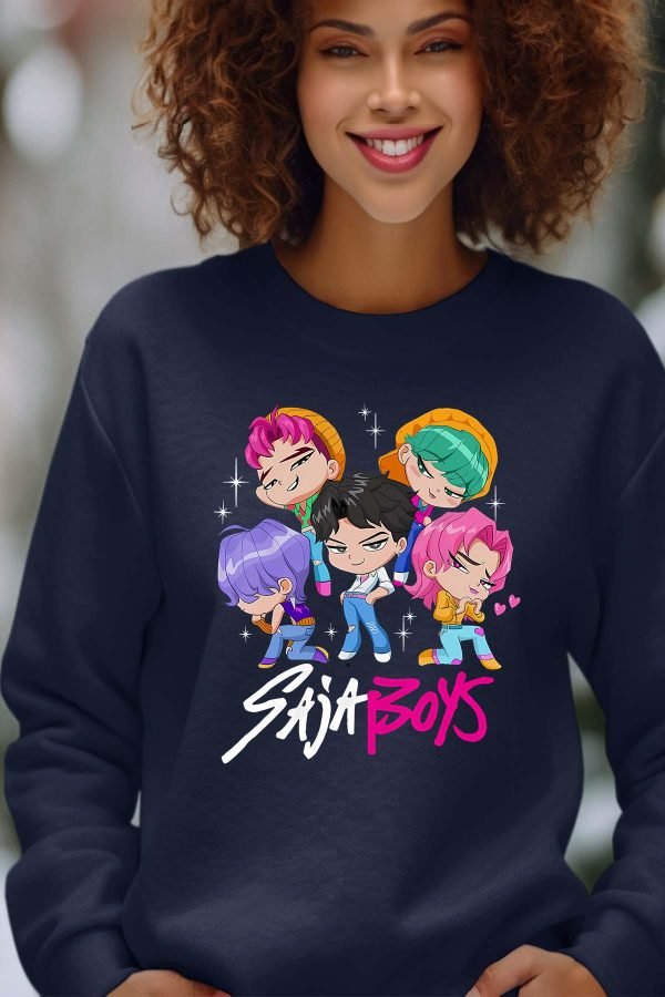 Sweat Col Rond Femme en Gros | Mini Saja Boys