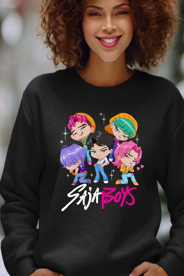 Sweat Col Rond Femme en Gros | Mini Saja Boys