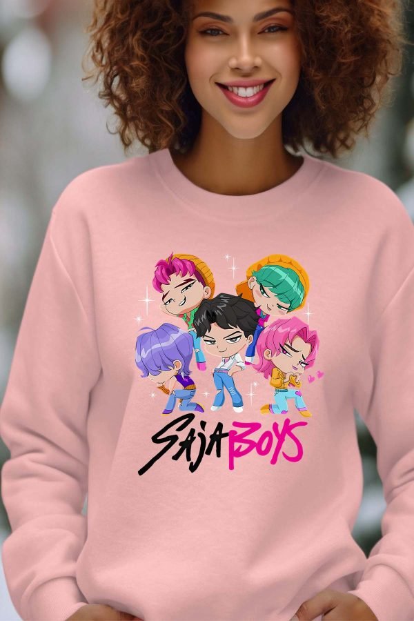 Sweat Col Rond Femme en Gros | Mini Saja Boys