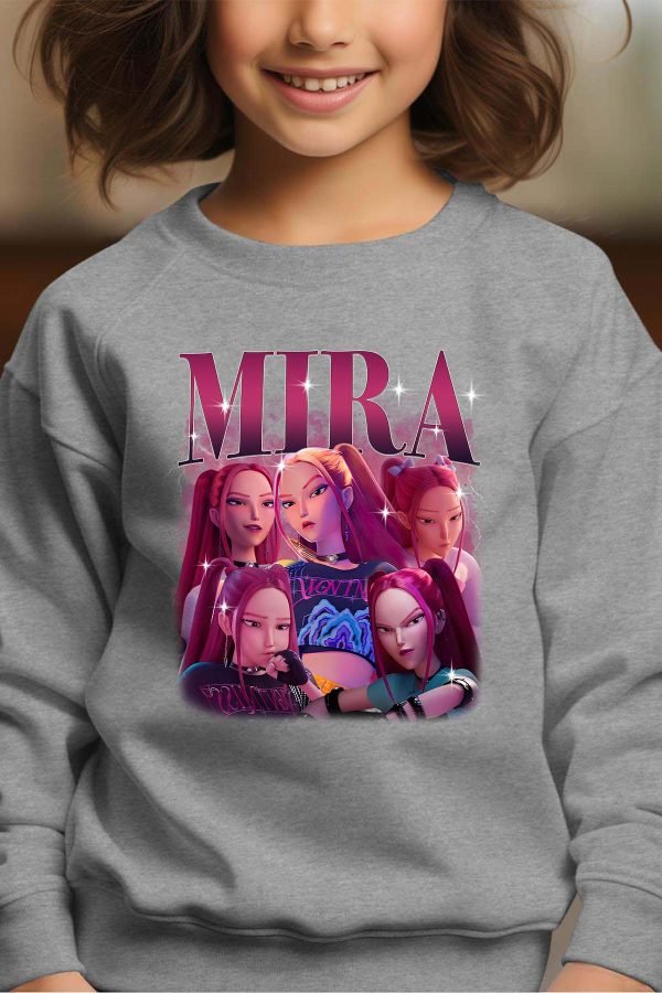 Sweat Col Rond Fille en Gros | Mira Bootleg