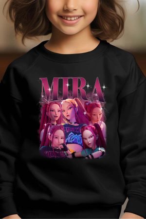 Sweat Col Rond Fille en Gros | Mira Bootleg