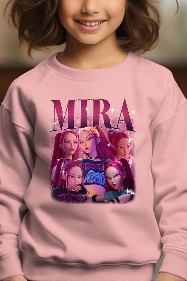 Sweat Col Rond Fille en Gros | Mira Bootleg