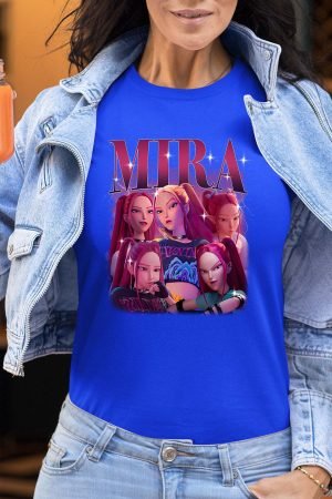 Mira Bootleg – Tshirt Femme – Bleu Roi