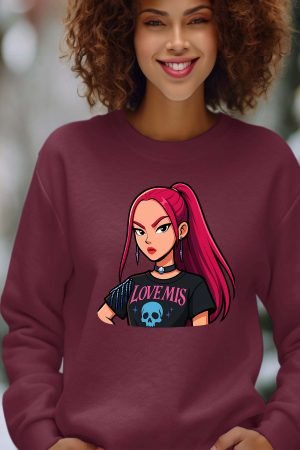 Sweat Col Rond Femme en Gros | Mira Cartoon