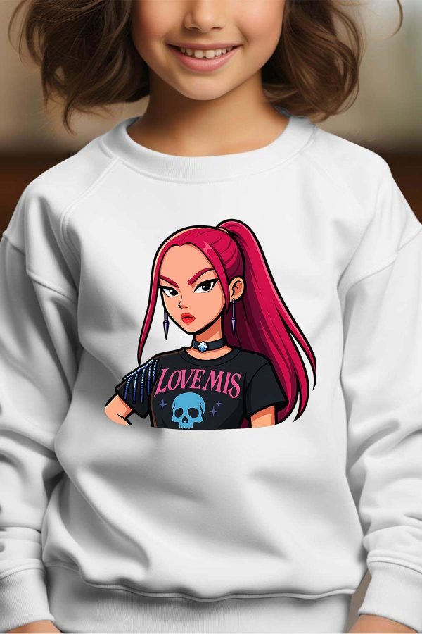 Sweat Col Rond Fille en Gros | Mira Cartoon