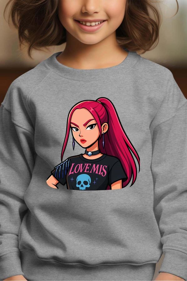 Sweat Col Rond Fille en Gros | Mira Cartoon