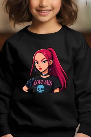 Sweat Col Rond Fille en Gros | Mira Cartoon