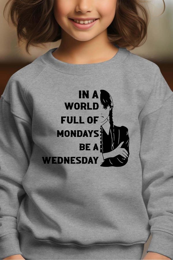 Sweat Col Rond Fille en Gros | Monday be Wednesday