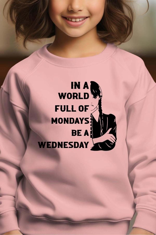 Sweat Col Rond Fille en Gros | Monday be Wednesday