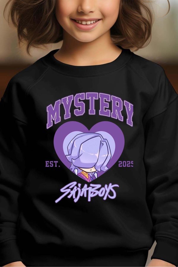 Sweat Col Rond Fille en Gros | Mystery coeur Saja