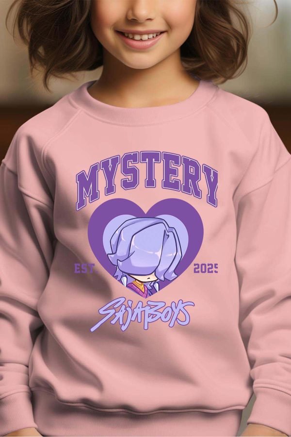 Sweat Col Rond Fille en Gros | Mystery coeur Saja